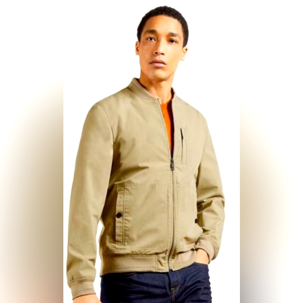 Ted Baker London Cotton Blend Bomber